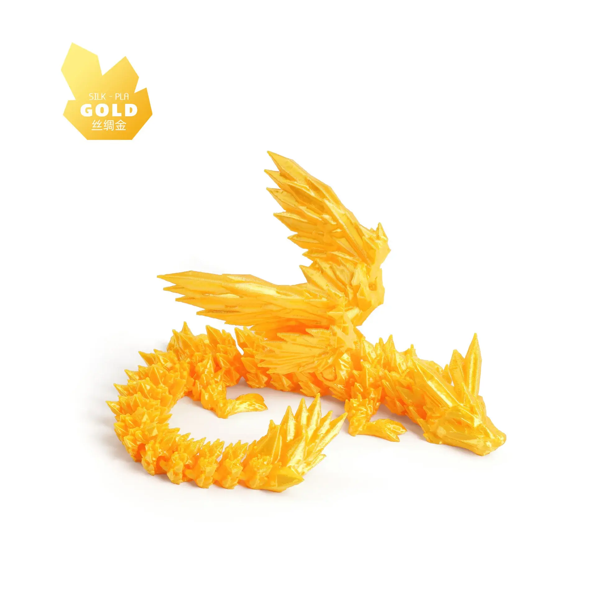 New 3D Printed Dinosaur Flying Dragon Ornament Articulated Joints Gradient Color Wings  Gift Handicraft Moving Parts home decor