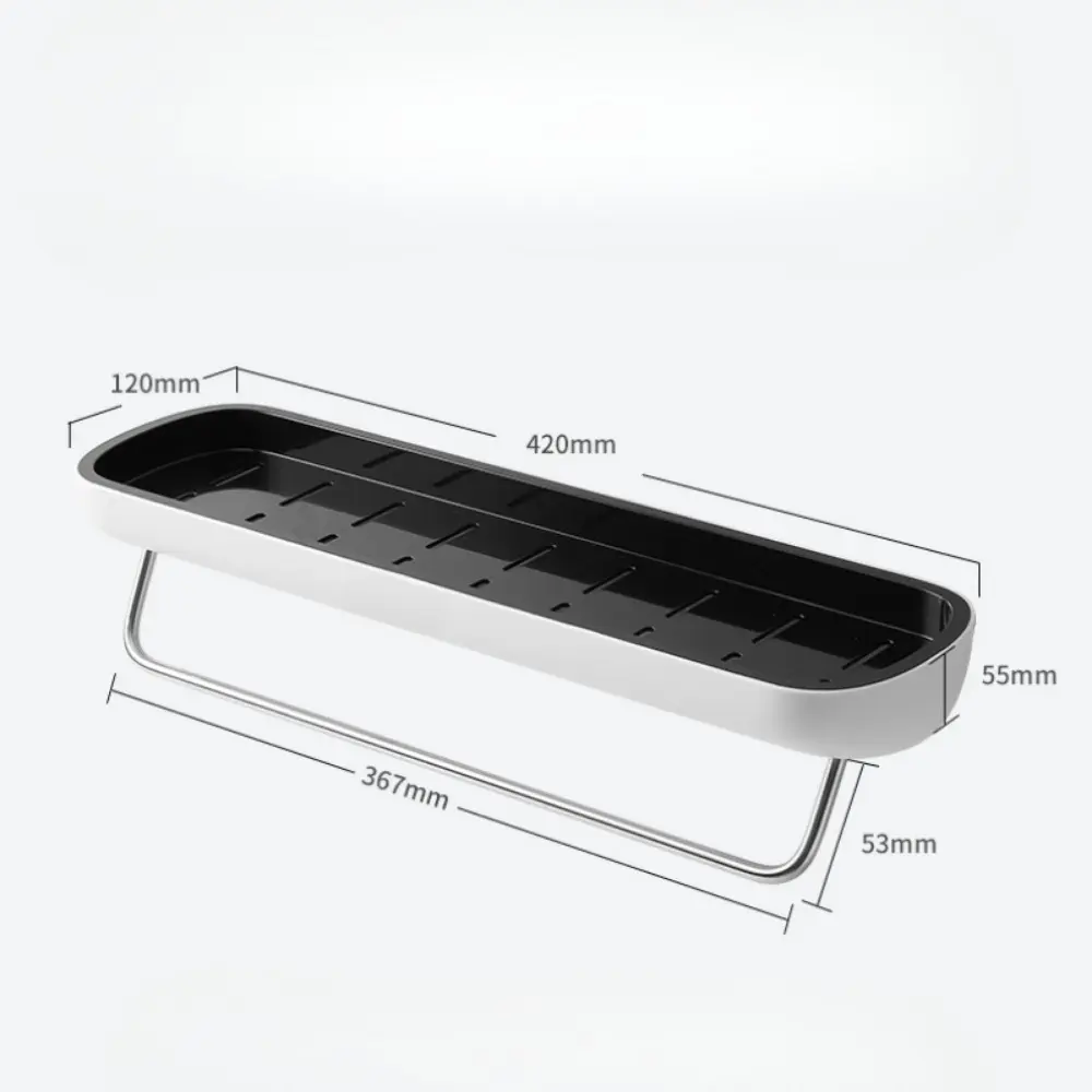 New High-quality Bathroom Storage Rack Toilet Washbasin Wall Mounted Towel Storage Rack Non Perforated Wall Mounted Toilet