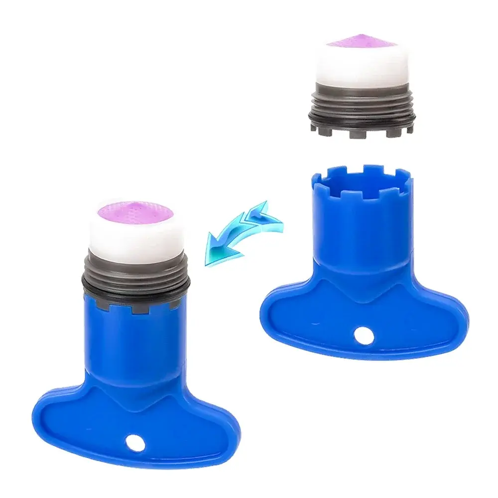 Practical 16.5-24mm Male Thread Water Saving Tap Aerator Faucet Bubble Spout Removal Wrench Built-in Bubbler Filter Accessories