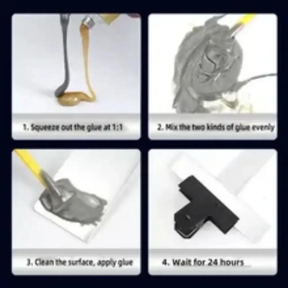 New100g AB Strong Metal Repair Glue Strength Iron Plastic Repair Casting Adhesive Heat Resistance Glue Sealant  Magic Repair New