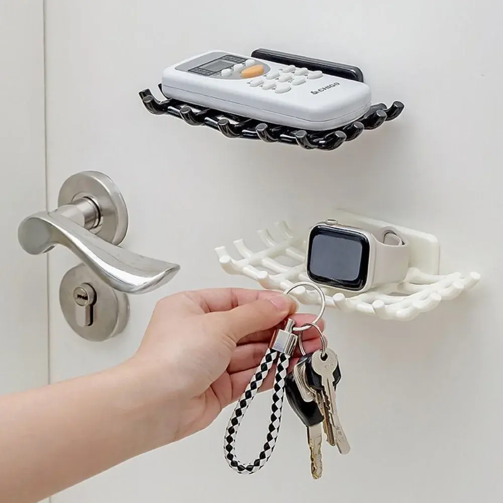 Delicate Non Perforated Soap Box Wall Mounted Drain Storage Rack for Household Small Item Storage in Bathroom Corners