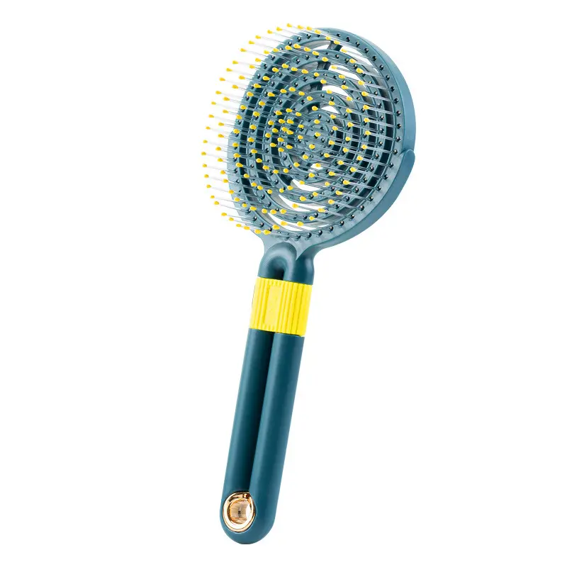 New 1PCS Multiple colors Toned Air - Cushioned Hair Brush Rebound Massage Scalp Air Cushion Pork Rib Fluffy Hair High Skull Comb