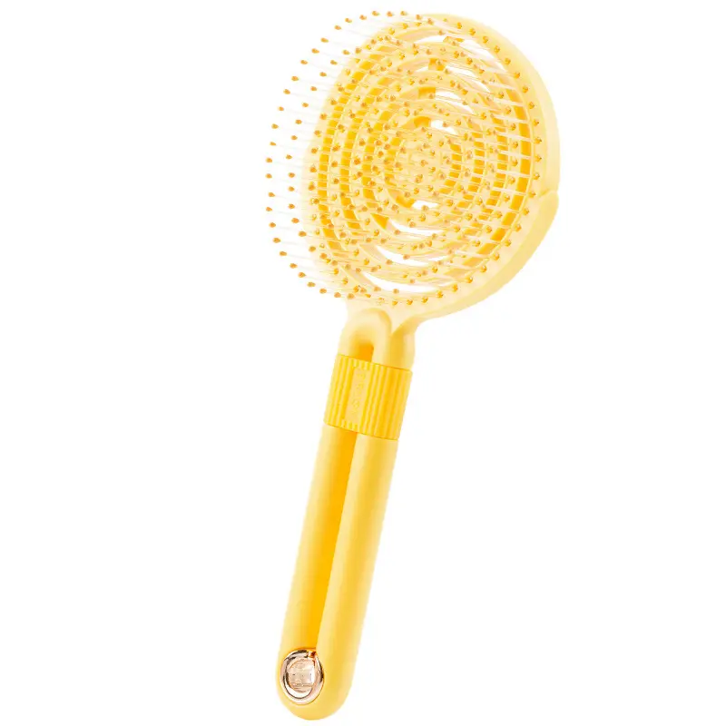 New 1PCS Multiple colors Toned Air - Cushioned Hair Brush Rebound Massage Scalp Air Cushion Pork Rib Fluffy Hair High Skull Comb