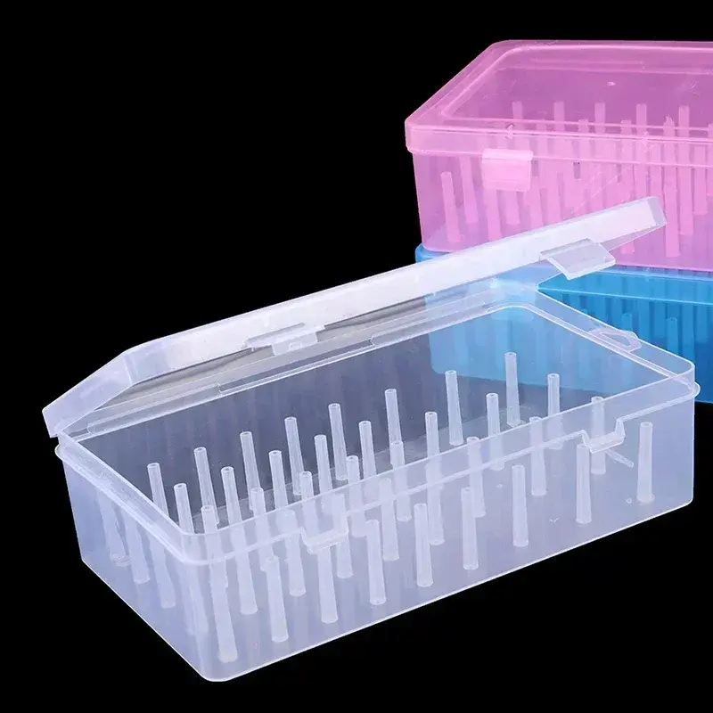 New Sewing Thread  Box 42 Pieces Spools Bobbin Carrying Case Container Holder Craft Spool Organizing Case Sewing 24 Spools