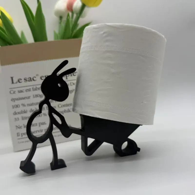New Creative 3D printed ant shaped bathroom tissue holder cute and simple animal tissue holder toilet roll paper holder