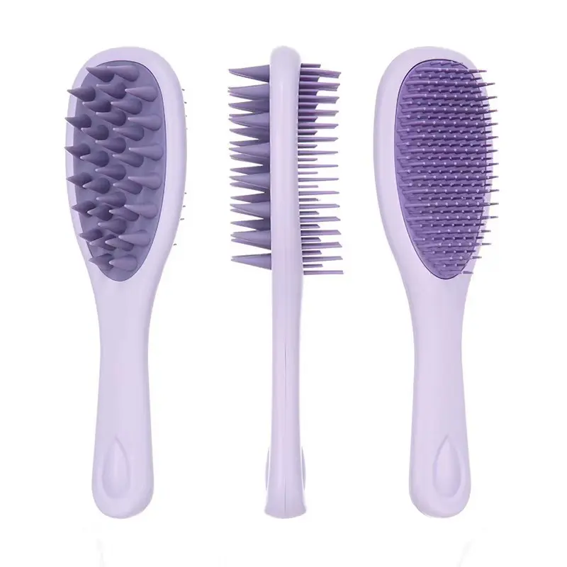 New 2-in-1  Massage Hair Brush, Detangling Comb for Scalp Care comb for double-sided shampoo and brush