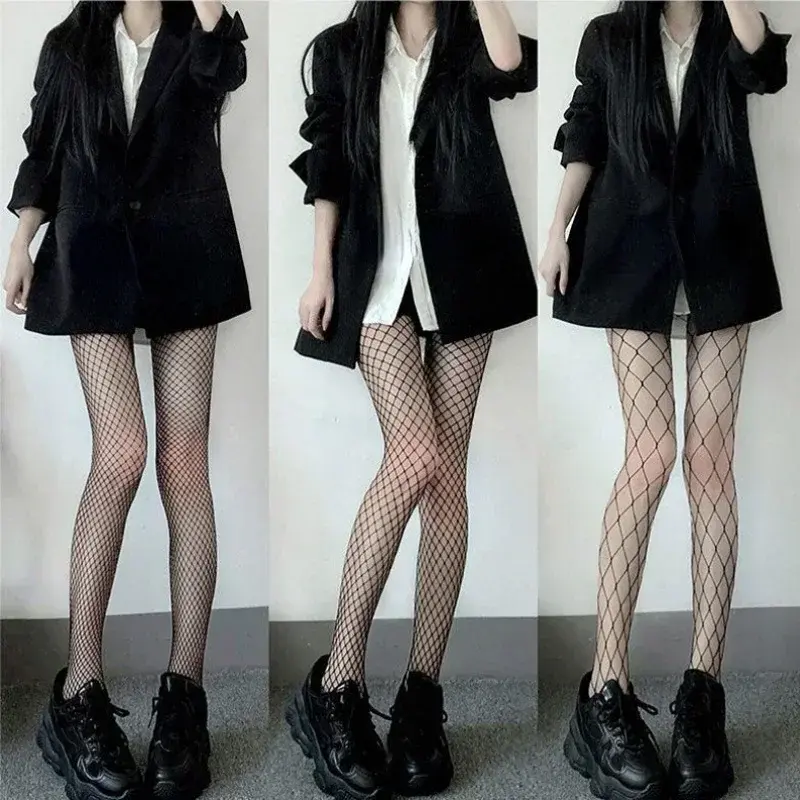 New Women Sexy Tights Summer Black White Stockings High Waist Lolita Pantyhose Thigh High Anime Cosplay Costumes Accessories