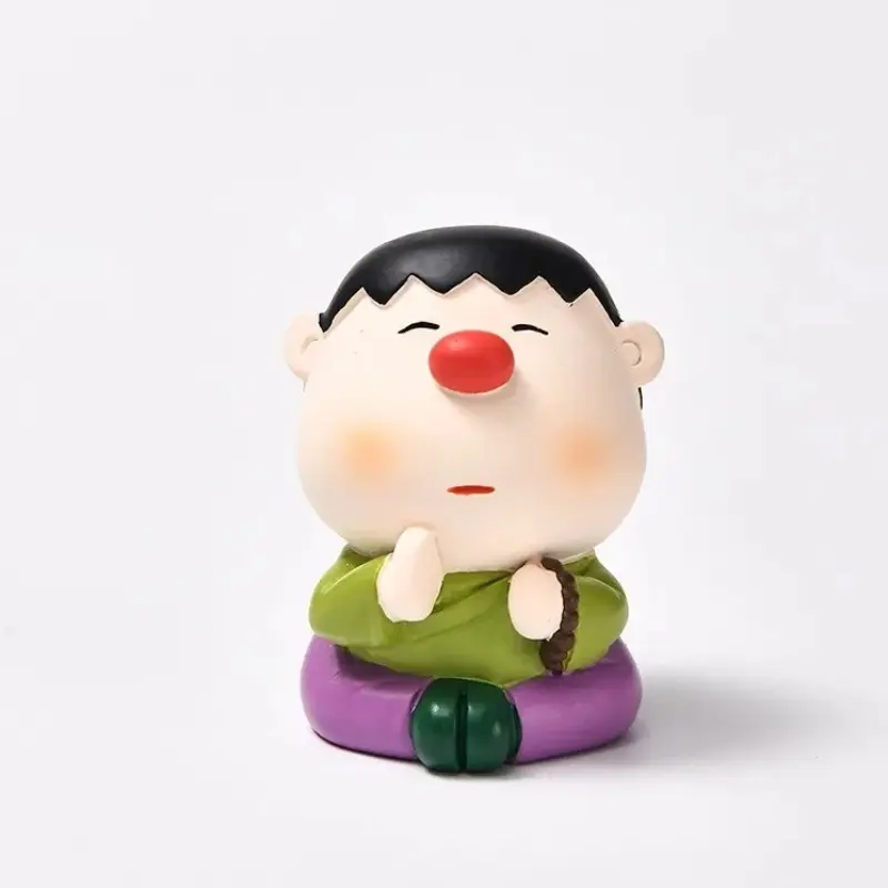 Buddha style Fat Tiger Rocking Chair Ornament Home Desktop Cute Grain Car DIY Trendy Play Resin Small Pendant Arts and crafts
