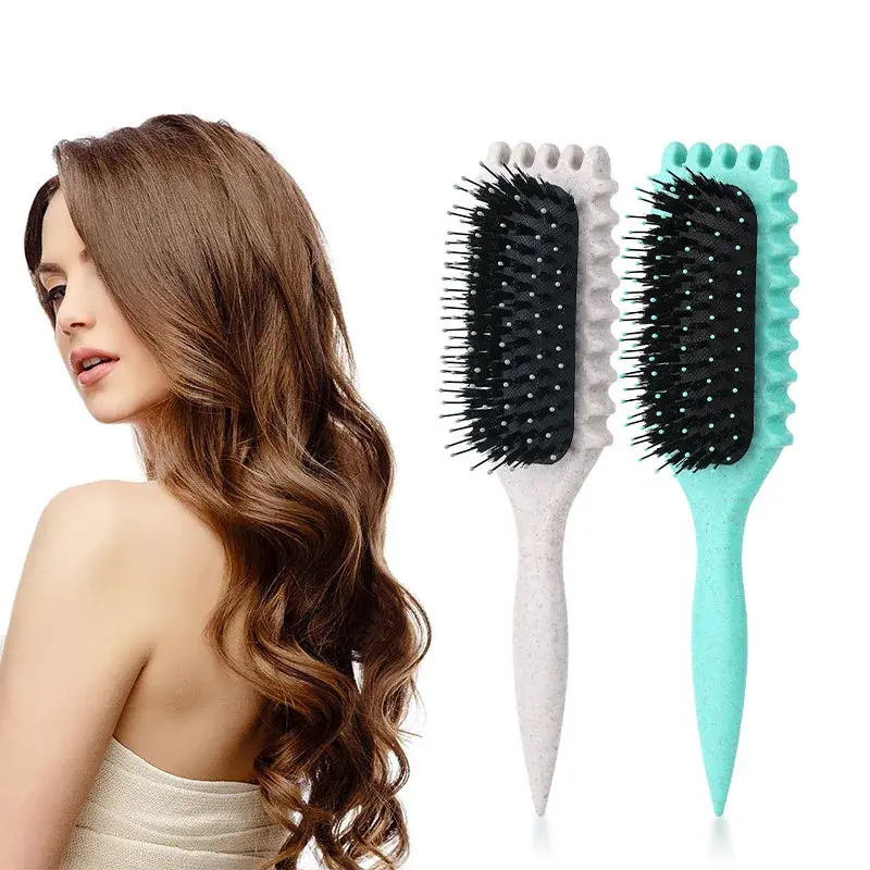 CXBFG  Fashionable Massage Air Cushion Comb Bouncing Style Curly Hair Cushion Comb Scalp Massage & Curling Hair Styling Tool