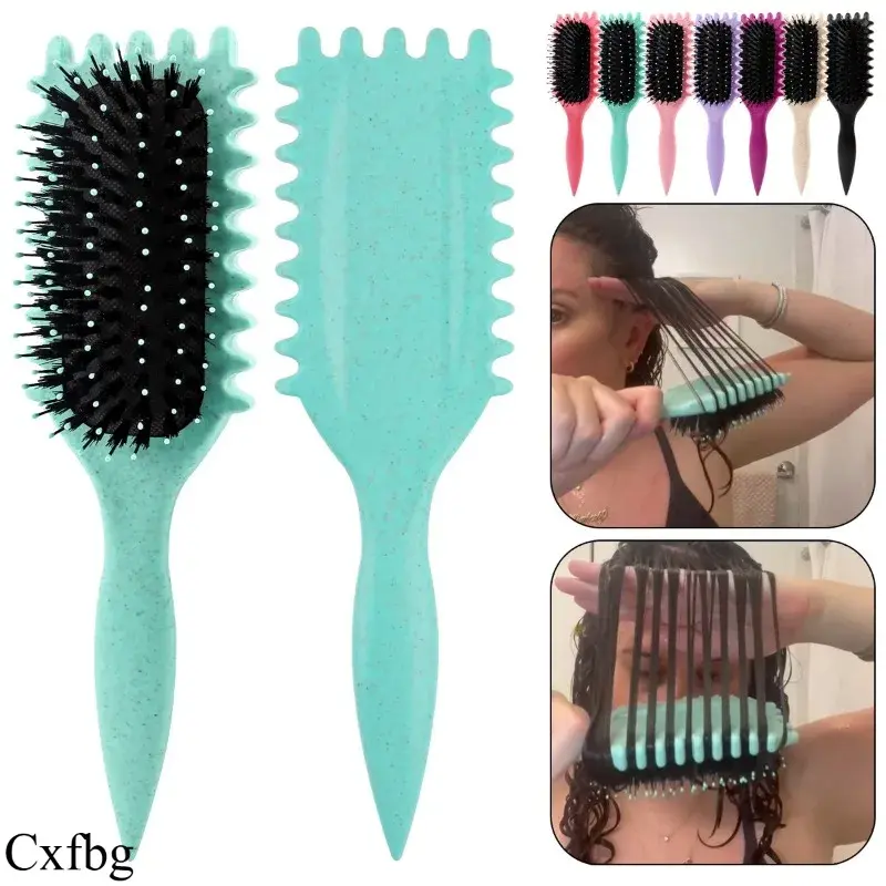 CXBFG  Fashionable Massage Air Cushion Comb Bouncing Style Curly Hair Cushion Comb Scalp Massage & Curling Hair Styling Tool