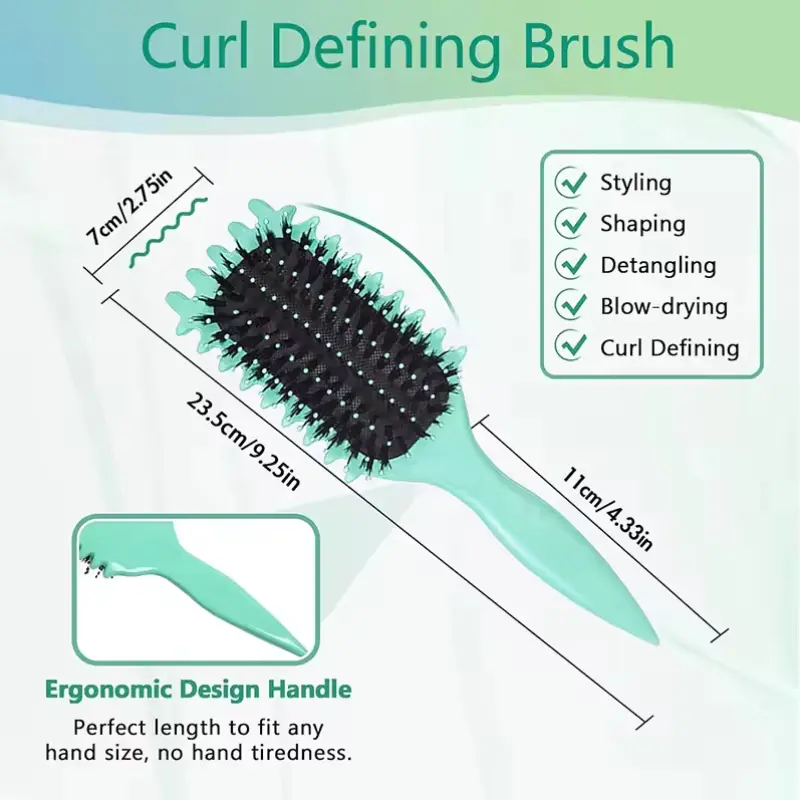 CXBFG  Fashionable Massage Air Cushion Comb Bouncing Style Curly Hair Cushion Comb Scalp Massage & Curling Hair Styling Tool
