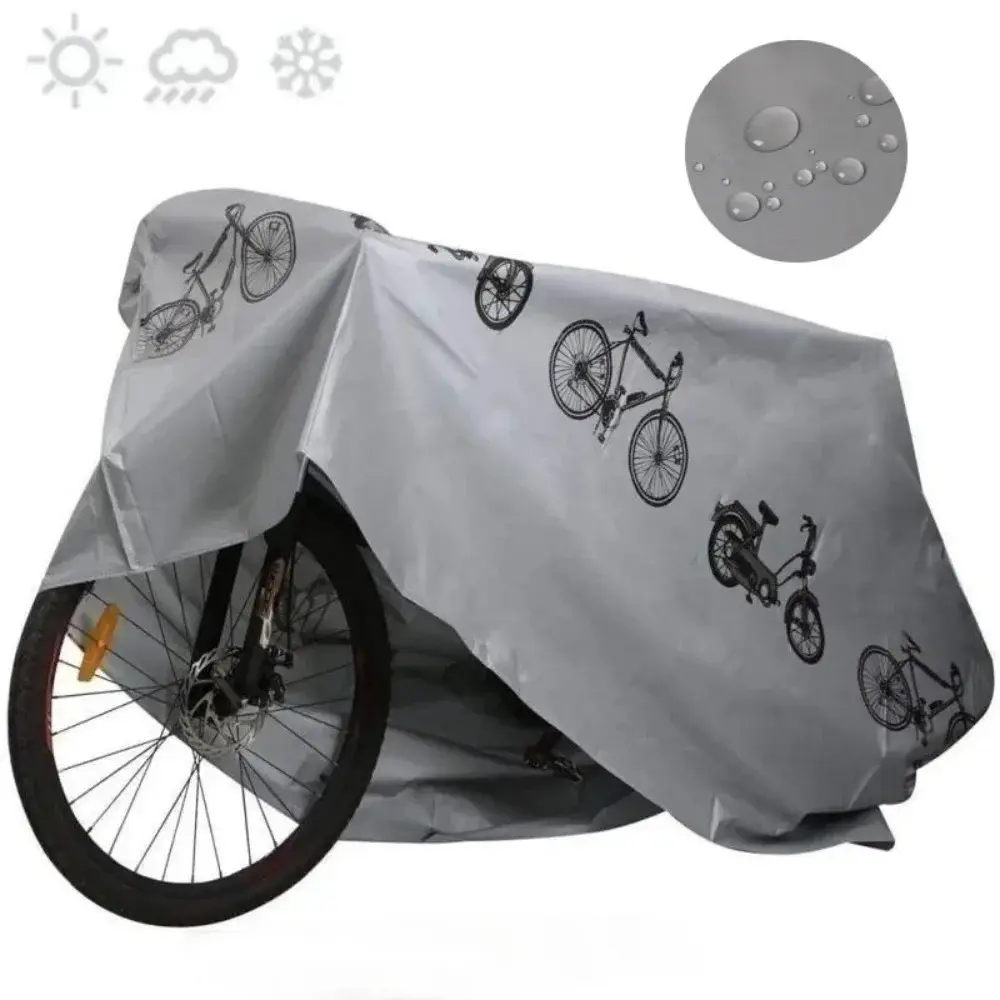New Waterproof Bike Cover for Outdoor All-Weather Protection Durable Rainproof Sunlight Resistant Cycling Accessories Universal