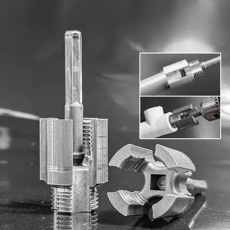 2025New 4/6 Inch Universal Pipe Inside/Outside Threading Drill Bit Drill Compatible PPR/PPE Pipes Pipe Processing Equipment Tool