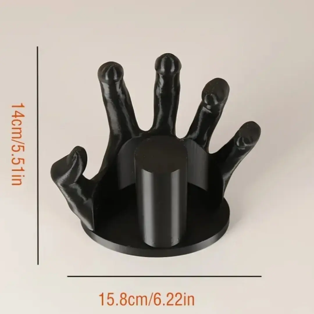 New 1 PC Bathroom Toilet Paper Decoration Box Gothic Style Black Witch Hand Creative Design Halloween Home Decoration Craft