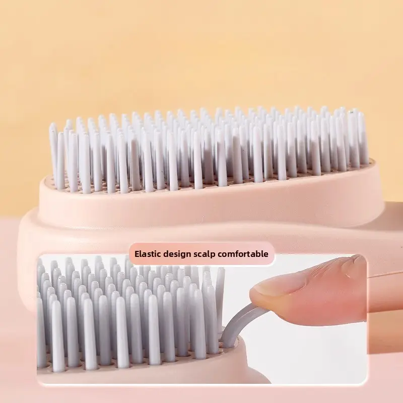 New Stretching Massage Comb Scalp Combing Hair Breaking Cleaning Comb Anti-static Not Harmful To Hair Fluffy Scalp Portable