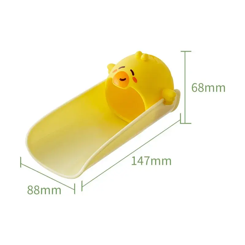 New Cute Cartoon Silicone Faucet Extender Splash Proof Suitable for Bathroom Sink Kitchen