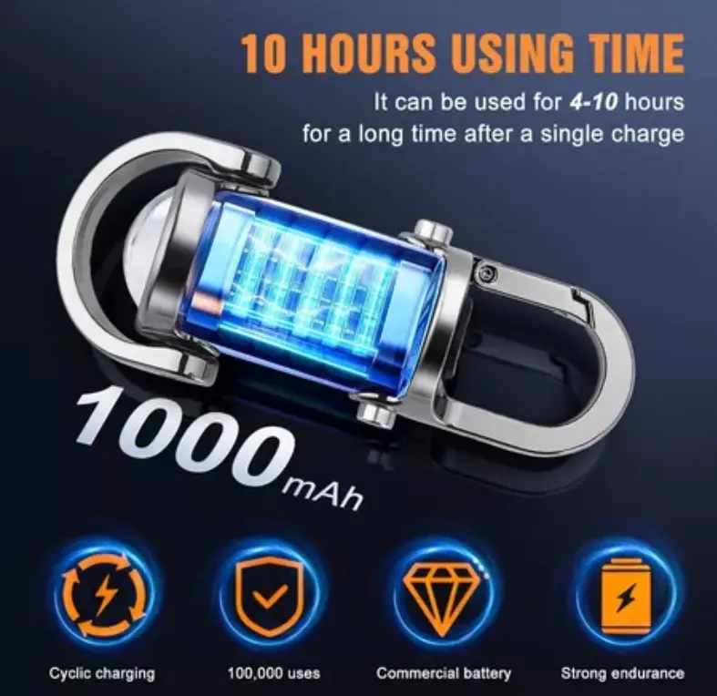 Keychain Waterproof Red Blue White Power Bank Creative Essential Items When Going Out Give Your Girlfriend Boyfriend A Safe Gift