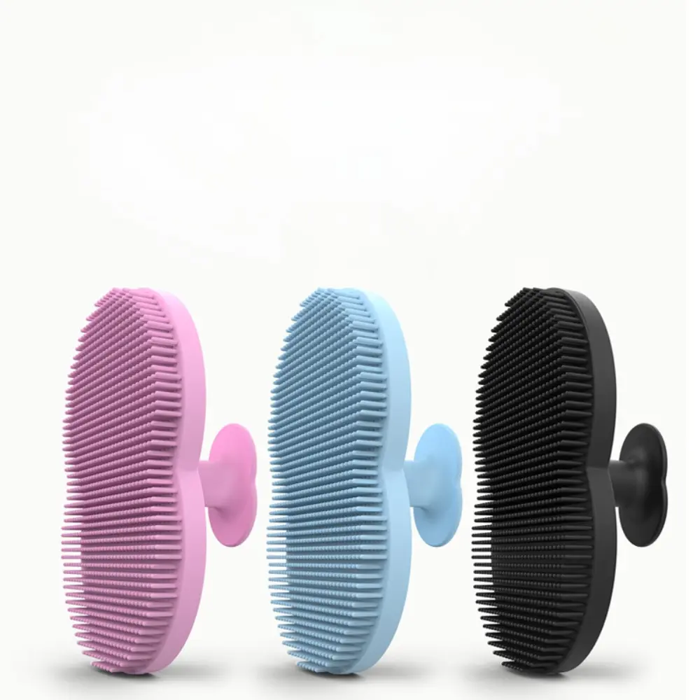 New 1pc Beauty Skin Care Brush Face Cleansing Brush Soft Natural Bamboo Hair Facial Cleansing Massage Portable Wash Deep Clean