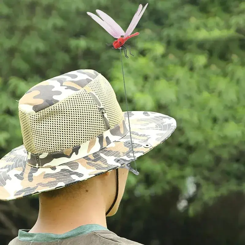 New 3D Simulated Dragonfly Clip for Home Decoration Fly Repelling Decoration Clip Dragonfly Decoration Clip Ornament