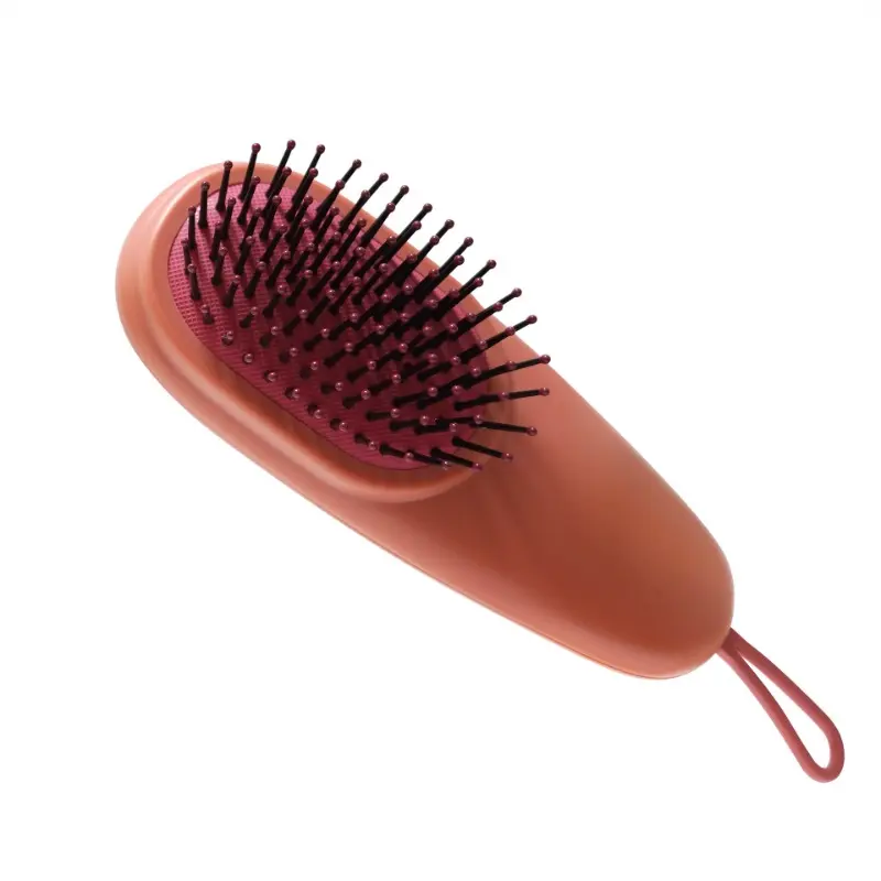 2025 New Multicolor Air Cushion Hair Brush with Protective Case - Portable Detangling Massage Comb