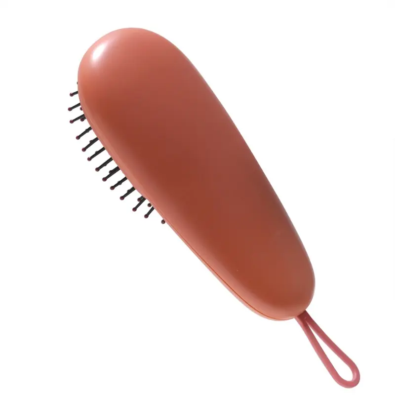 2025 New Multicolor Air Cushion Hair Brush with Protective Case - Portable Detangling Massage Comb