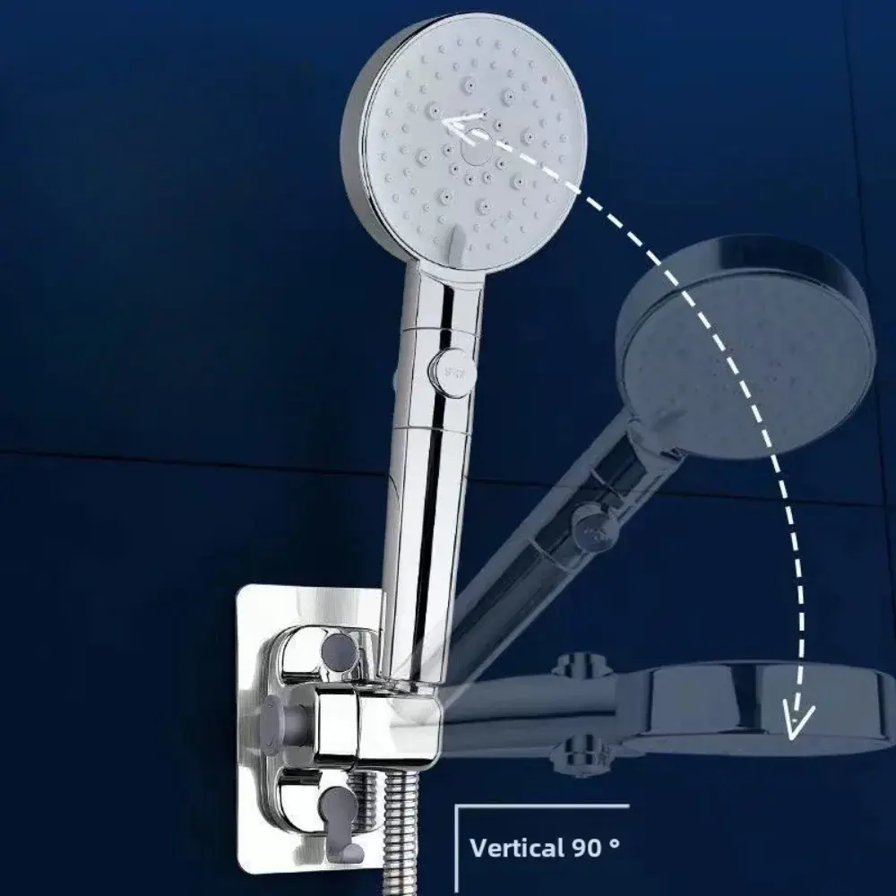 HOT 360° Adjustable Shower Head Holder Wall Mounted Shower Holder Self-Adhesive Showerhead Handheld Bracket Bathroom Accessories
