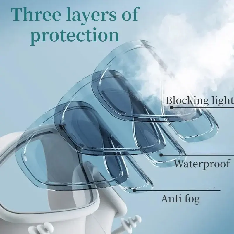 New Large Frame Adult Swimming Glasses Waterproof and Fog Proof HD Male and Female Swimming Glasses Professional