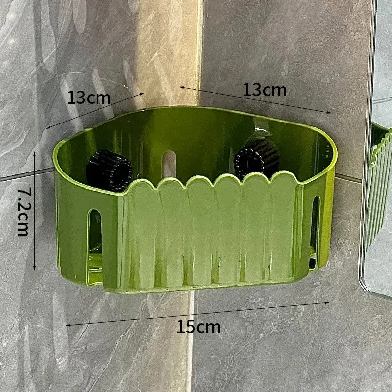 New Non Perforated Bathroom Storage Rack Multifunctional Kitchen Corner Rack Household Sink Bathroom Plastic Storage Rack