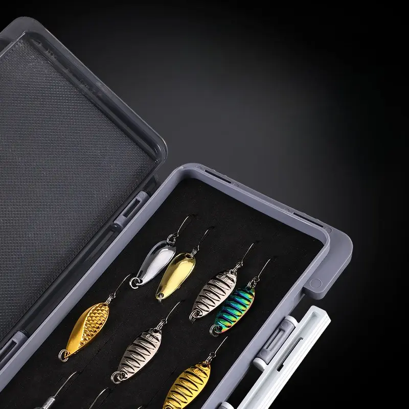 Using A Fishing Box Plastic Fishing Box Organizer for Jig Heads, Spinner Spoons, Carp Baits & Hook Tools