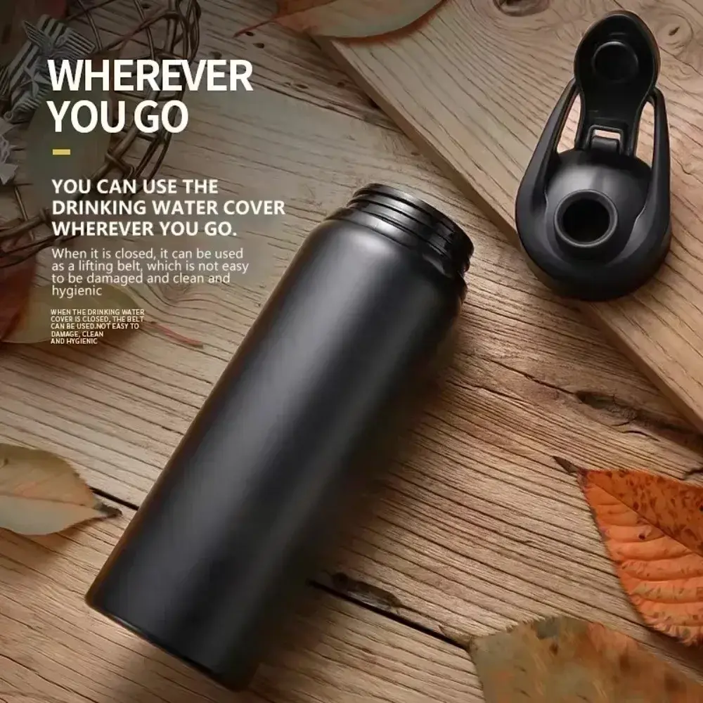 New Practical water cup Lightweight & Durable Stainless Steel Bicycle Water Bottle for Cycling - Ideal for Adventure Enthusiasts