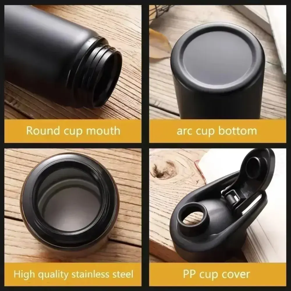 New Practical water cup Lightweight & Durable Stainless Steel Bicycle Water Bottle for Cycling - Ideal for Adventure Enthusiasts