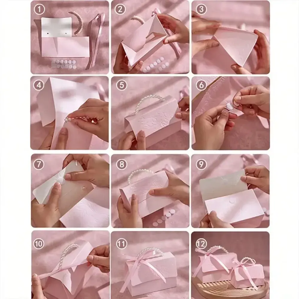 New Valentine's Day Romantic Surprise Packaging Box Premium Feeling European Wedding Candy Box A Gift for My Girlfriend