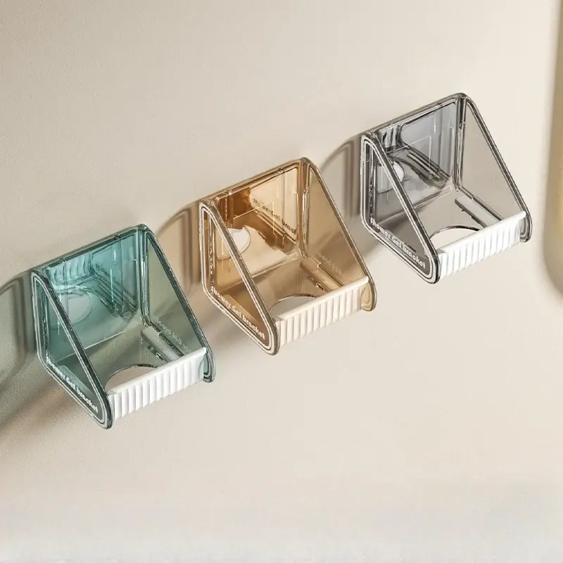 New Non Perforated Bathroom Corner Rack Shower Gel Hanging Rack Toilet Strong Hook Shampoo Bottle Storage Rack