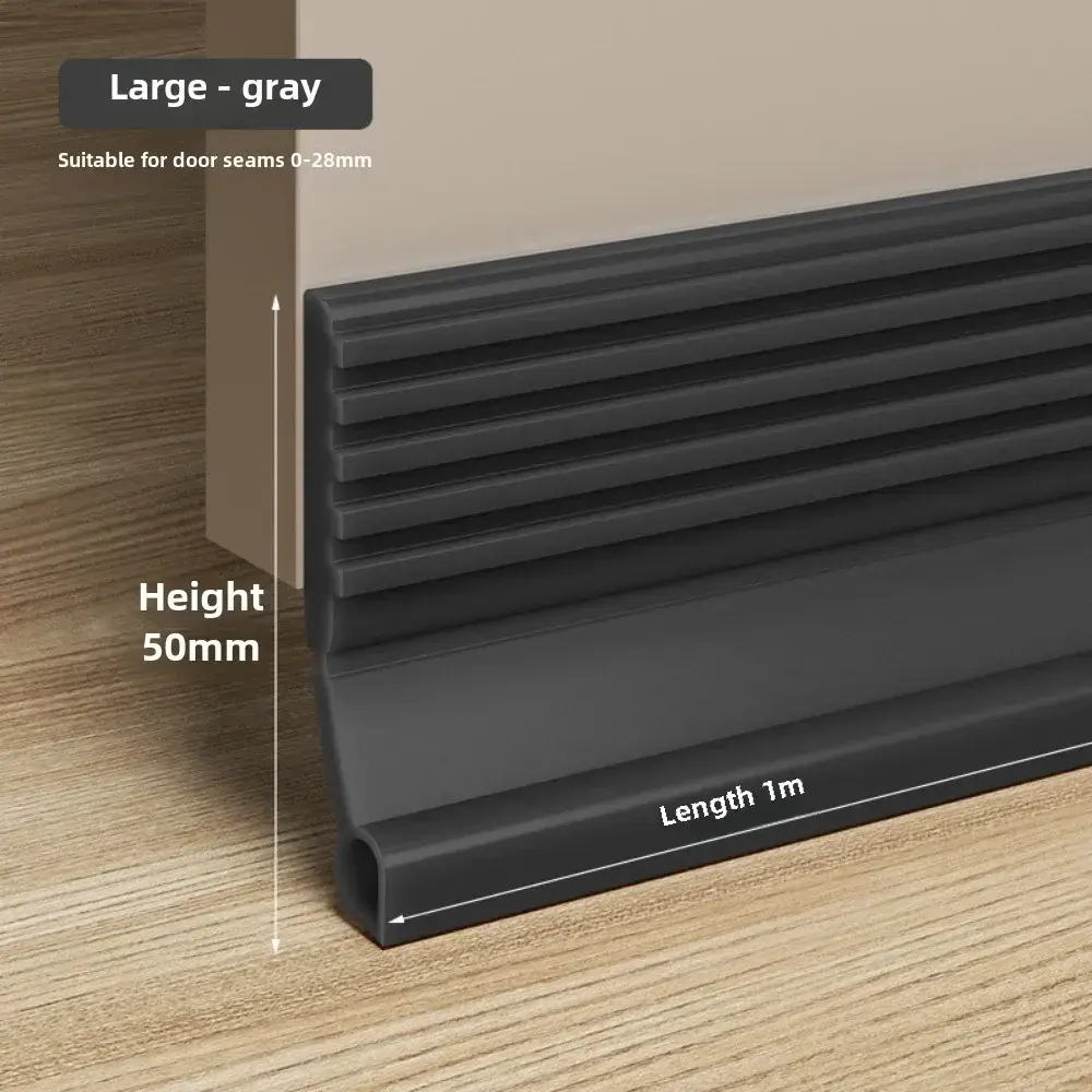Hot Door Bottom Sealing Strip 1M Windproof Dust Stopper Guard Rain Weatherstrip Noise Reduction Insulator Sealer Home Hardware
