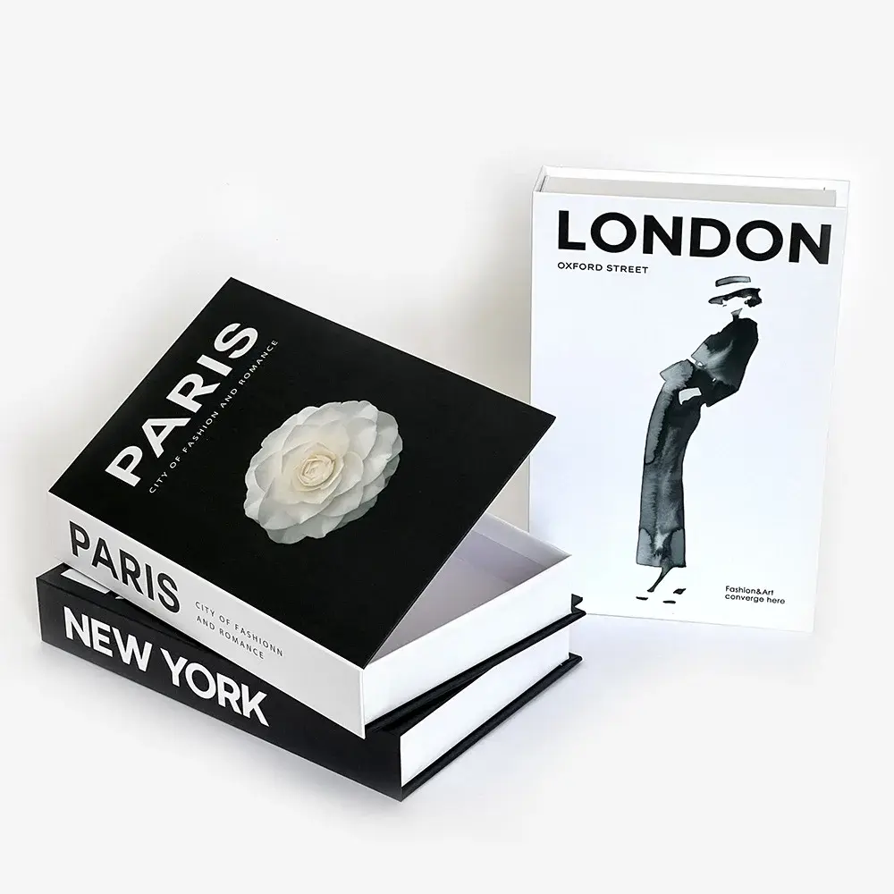 Modern Simple Openable Fake Book Decorative Storage Box Fashion Simulation Book Desktop Ornament Creative Home Office Decor