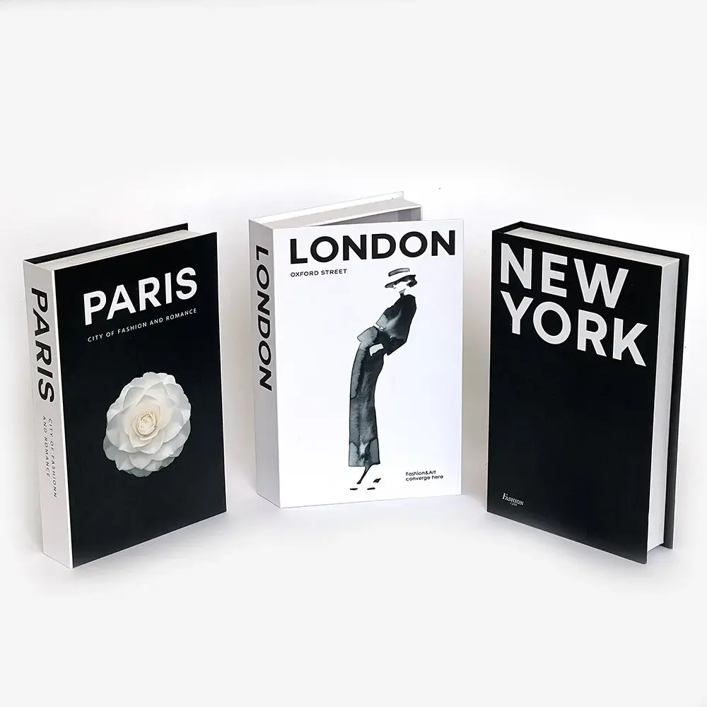 Modern Simple Openable Fake Book Decorative Storage Box Fashion Simulation Book Desktop Ornament Creative Home Office Decor