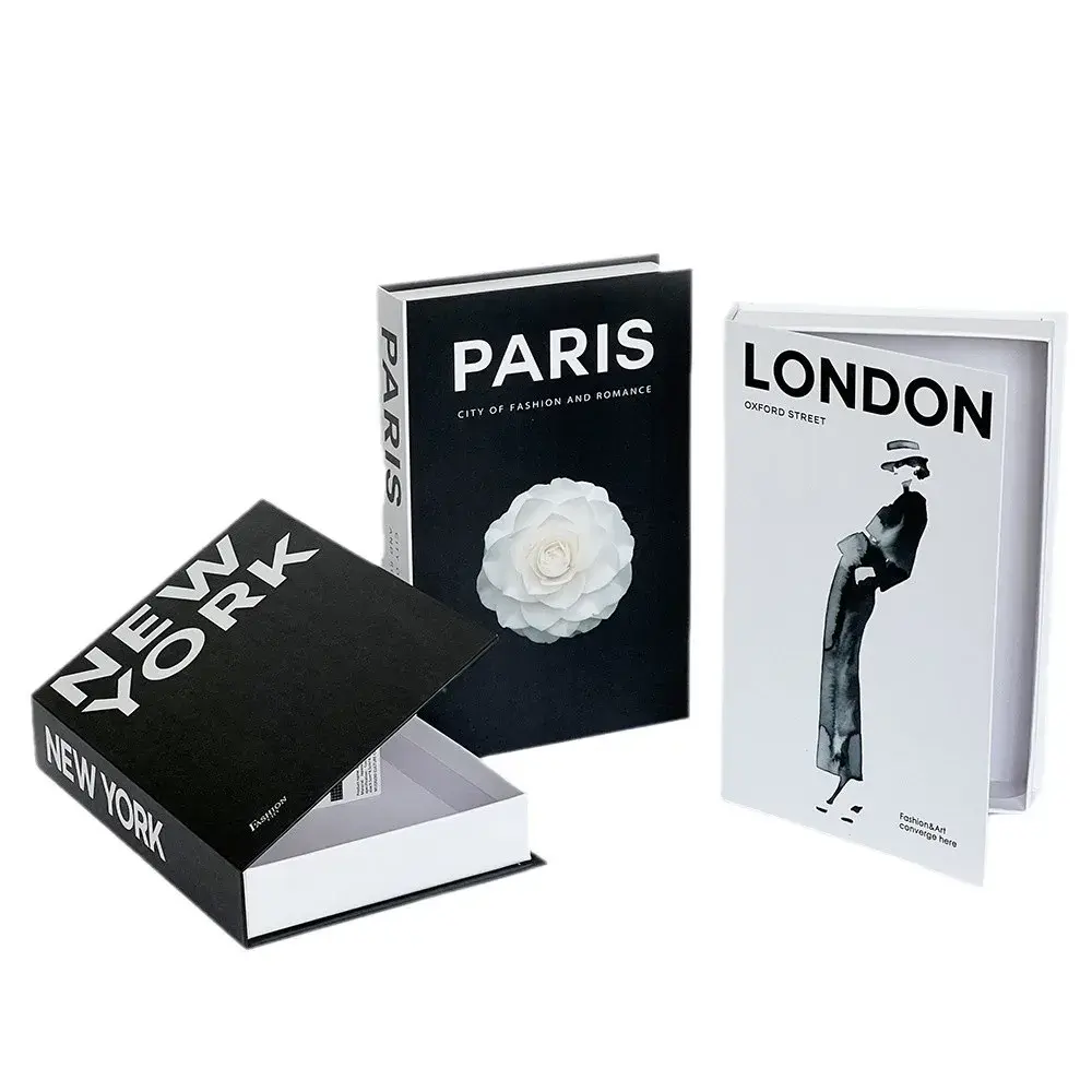 Modern Simple Openable Fake Book Decorative Storage Box Fashion Simulation Book Desktop Ornament Creative Home Office Decor