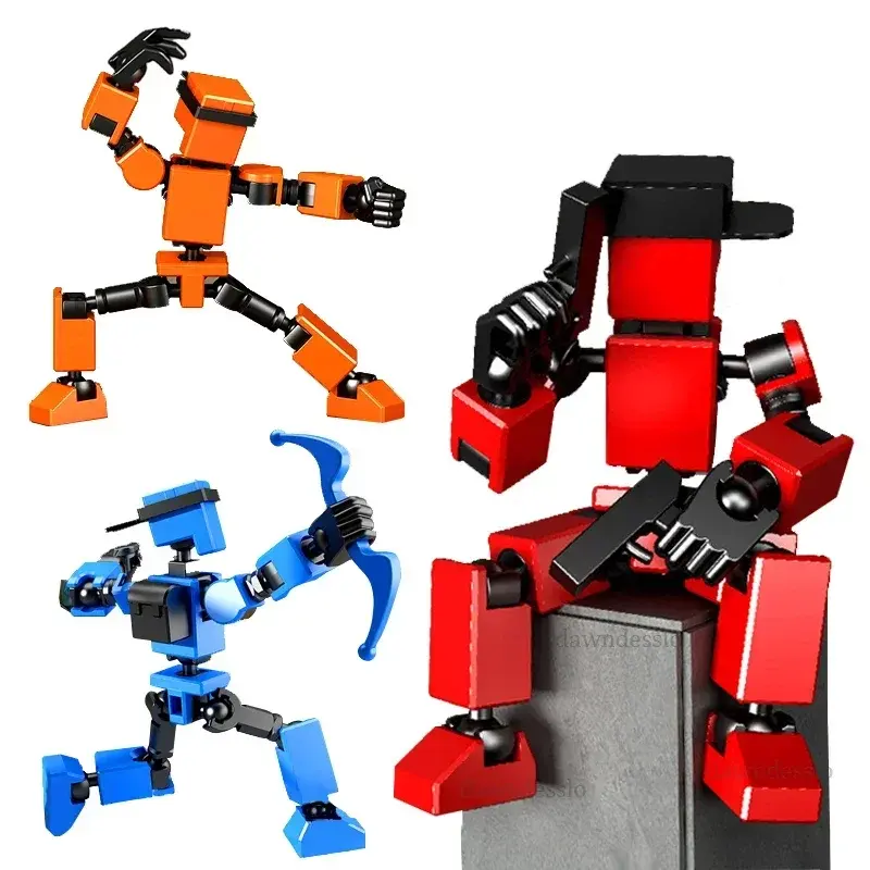Robot Doll 3D Printed Mannequin Dummy Action Model Doll  Christmas Decora Gift Creative Multi-Jointed Movable Shapeshift Robot
