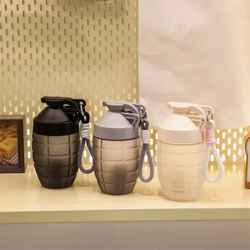 Portable 600ml Fitness Sport Water Bottle Fashion Simple Shaker Cup Protein Powder Nutrition High-capacity Milkshake Mixing Cup