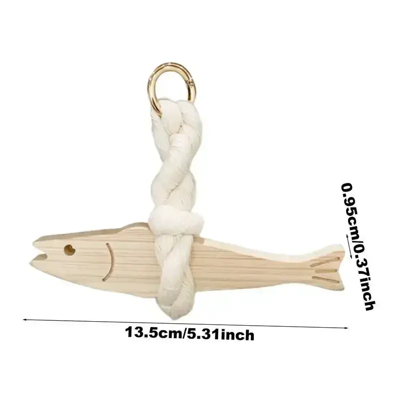 Home Decoration Fish Wooden Door Pendants Car Ornament Pollack Wall Art Hangable Hangable for Wall Art Door Pendant Decorations