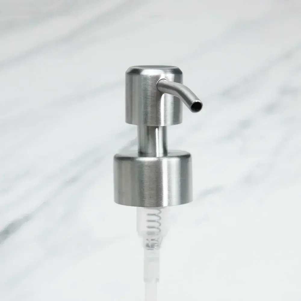 New 304 Stainless Steel Hand Liquid Soap Pump Dispenser Head Nozzle for Bathroom Kitchen Foam Soap Shampoo Dispenser Accessories