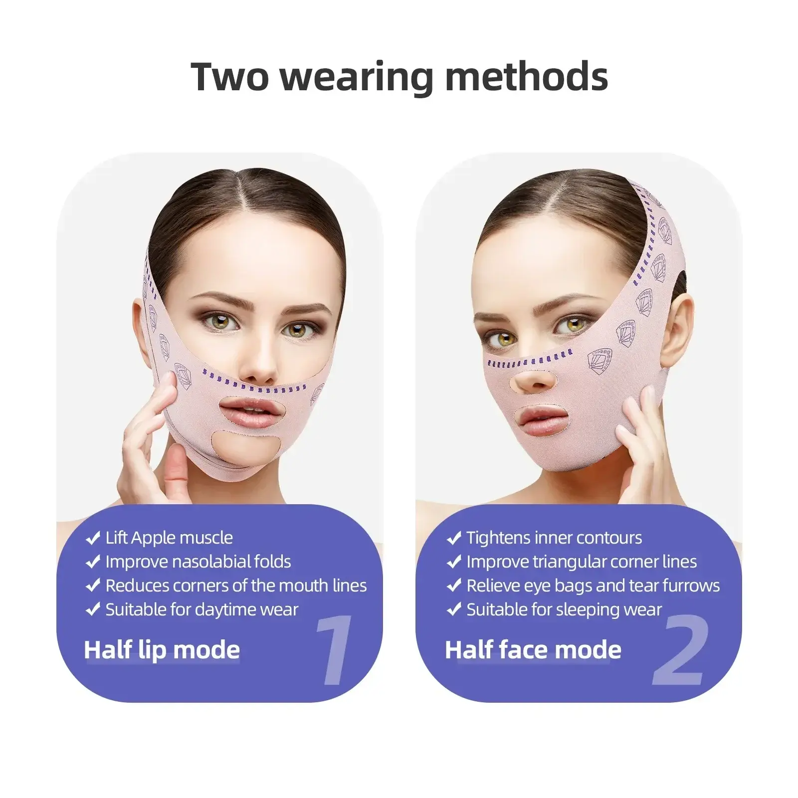 Women Face Slimming Bandage Lifting V Line Shaper Chin Cheek Lift Up Belt Anti Wrinkle Strap Facial Beauty Skin Care Tools