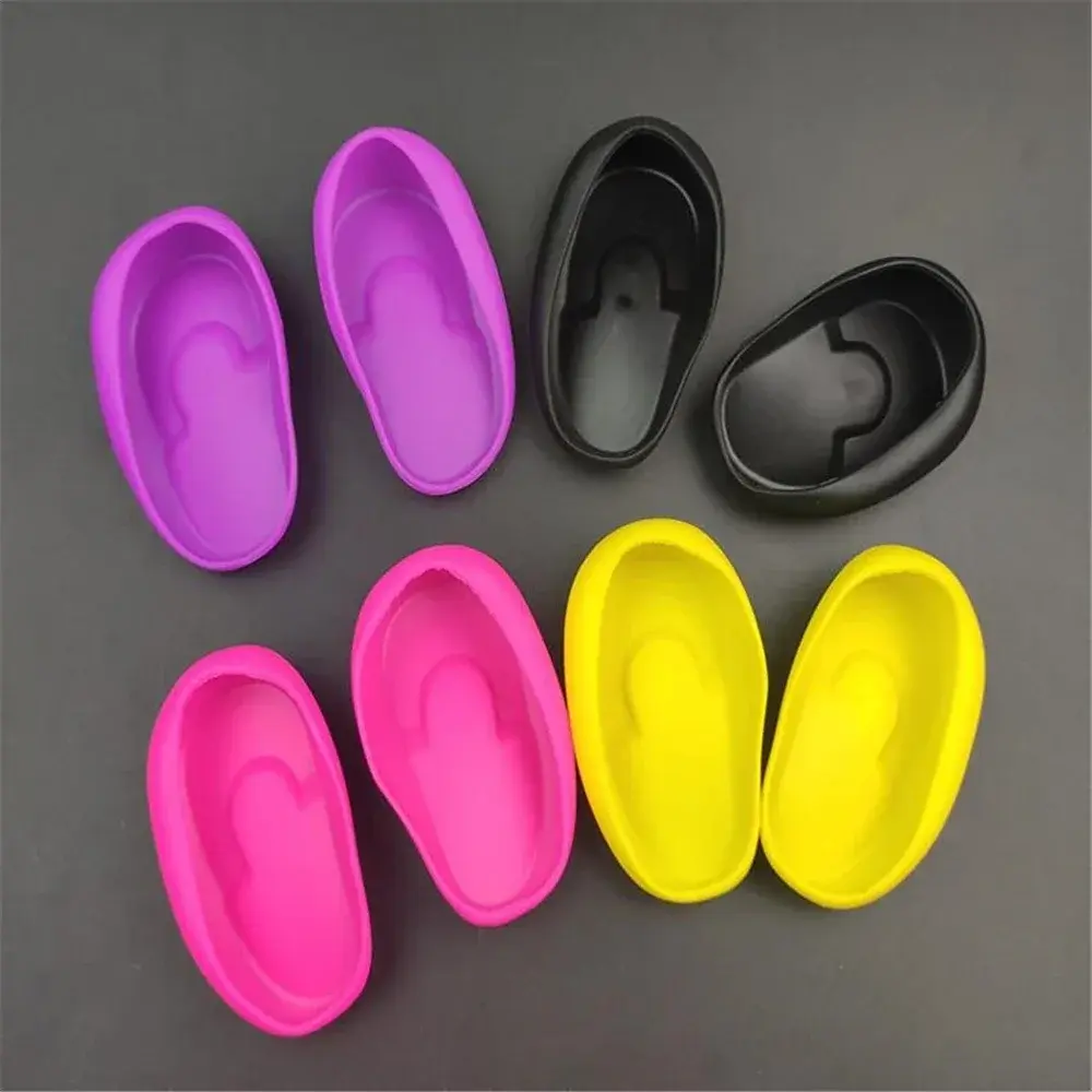Protect Your Ears 2pcs Silicone Ear Cover Hair Coloring Ear Protector Waterproof Shower Ear Shield Salon Styling Accessories