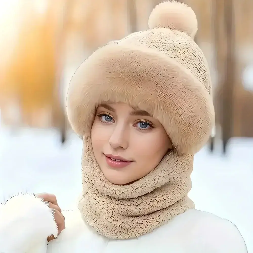 New Warm Winter Women Balaclava Cold Weather Windproof Ski Visor Thermal Face Mask Neck Warmer Scarf Helmet Hood Cycling Neck