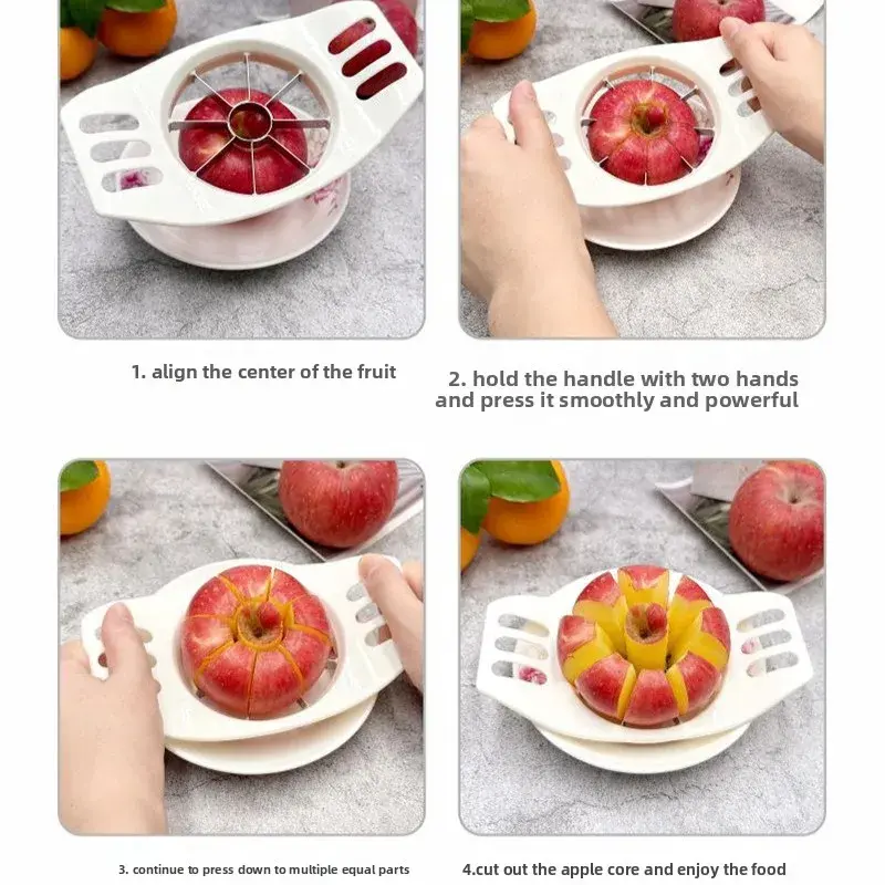 New Fruit slicer apple  stainless steel fruit kitchen tool creative pear Fruit slicer and apple corer