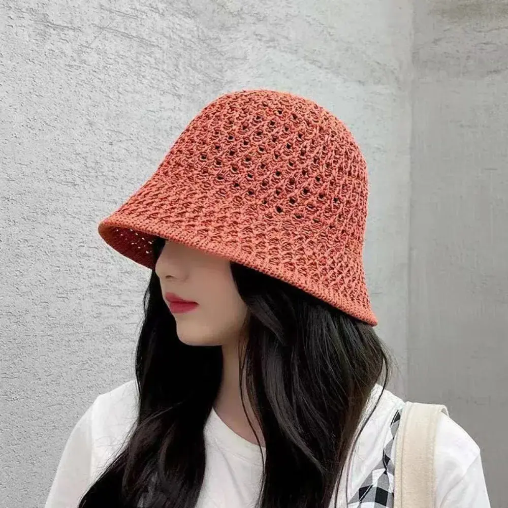 Outdoor Womens UV Protection Sun Hat Breathable Mesh Lightweight Bucket Fisherman Hat for Camping Cycling Summer Travel Beach