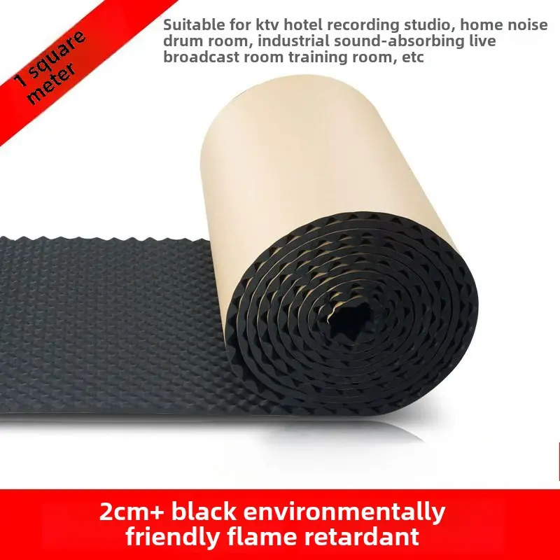 New 2X100CM Soundproof Boards - Perfect for Office Partition, Bedroom Quieting & Studio Acoustic Treatment sound insulating pad