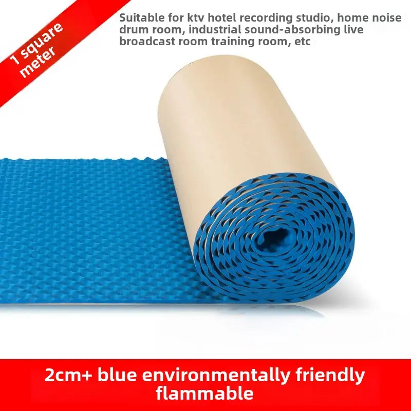 New 2X100CM Soundproof Boards - Perfect for Office Partition, Bedroom Quieting & Studio Acoustic Treatment sound insulating pad