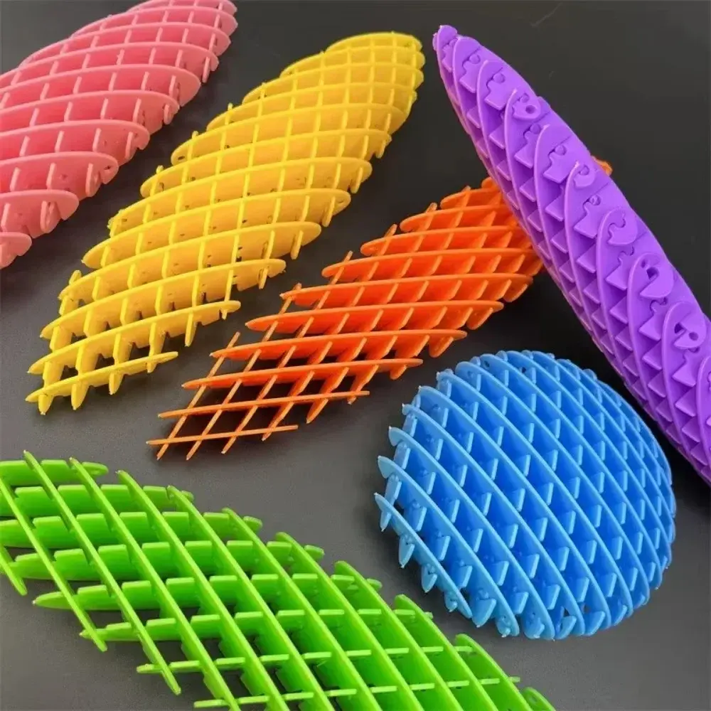 New DIY Mesh Stretchable ElasticMesh Toy, New Unique Puzzle, Release and Decompression, Deformation Worm Popit, Elastic Mesh Toy