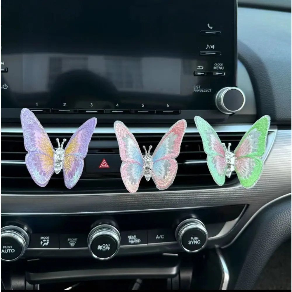 Moving Butterfly Car Center Console Air Outlet Decoration Car Decoration  Ornament Healing Series Interior Decoration Creativity